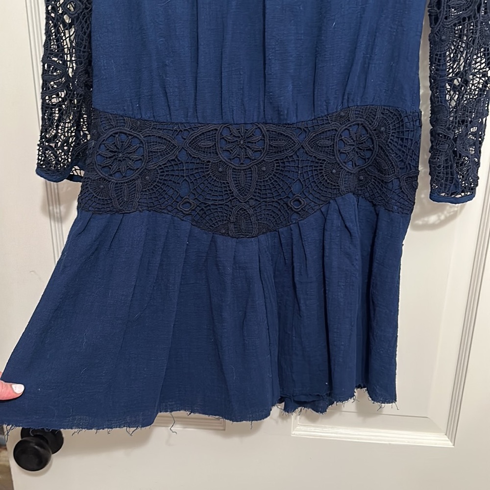 Free people crochet mini dress - Picture 2 of 6